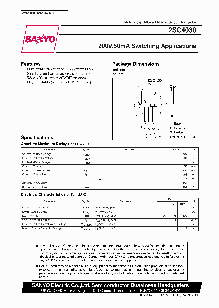 2SC4030_147070.PDF Datasheet