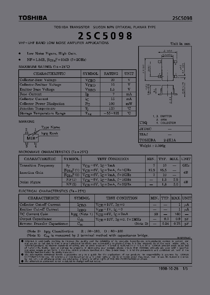 2SC5098_330983.PDF Datasheet