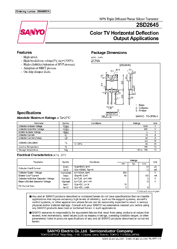 2SD2645_315378.PDF Datasheet