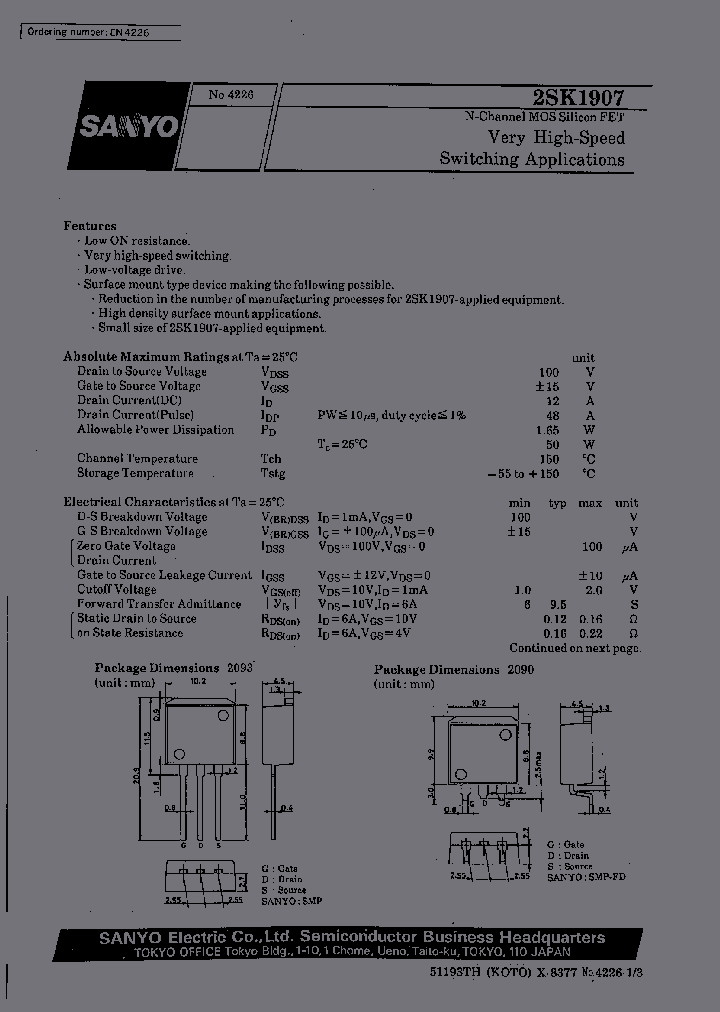 2SK1907_314767.PDF Datasheet