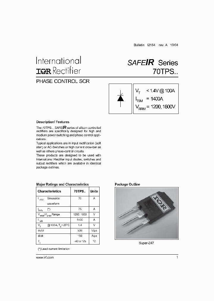 70TPS12NBSP_363075.PDF Datasheet