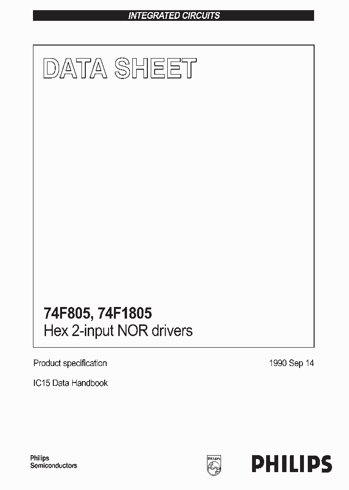 74F1805_323791.PDF Datasheet