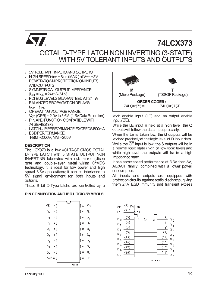 74LCX373_187445.PDF Datasheet