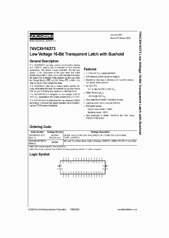 74VCXH16373_312977.PDF Datasheet