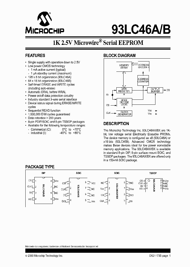 93LC46AB_10653.PDF Datasheet