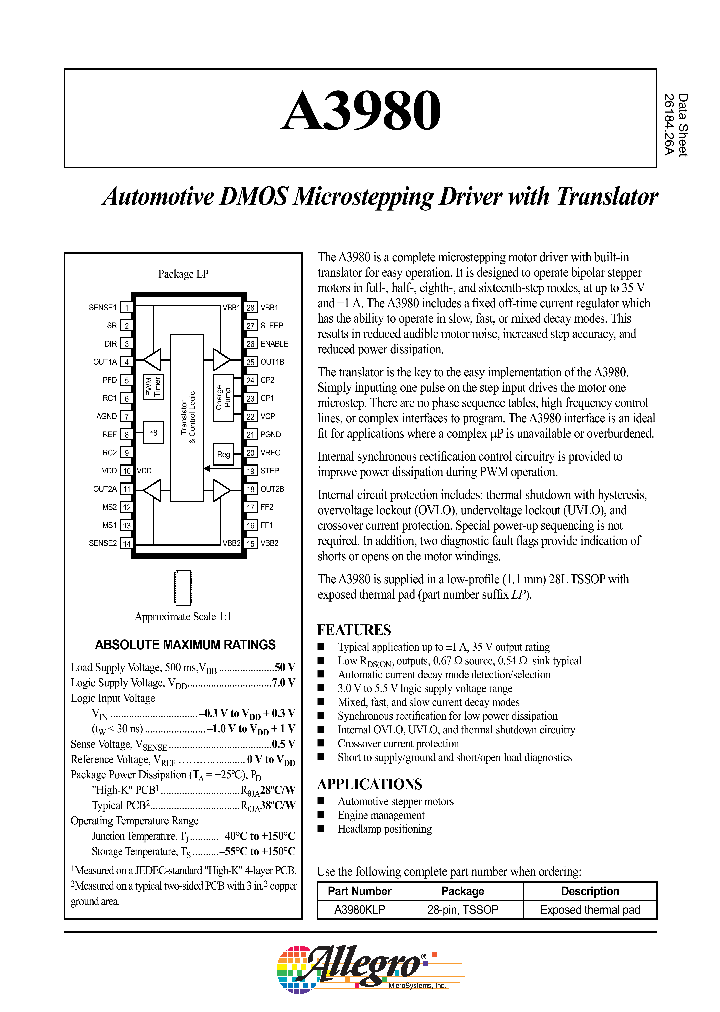 A3980_310608.PDF Datasheet