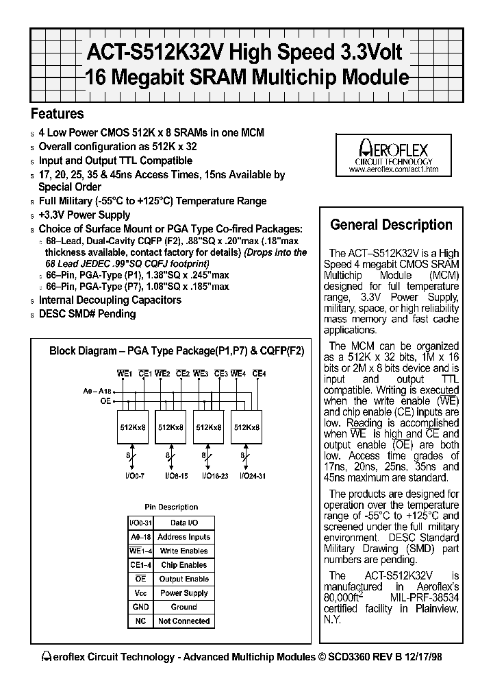 ACT-S512K32V-045P7T_371455.PDF Datasheet