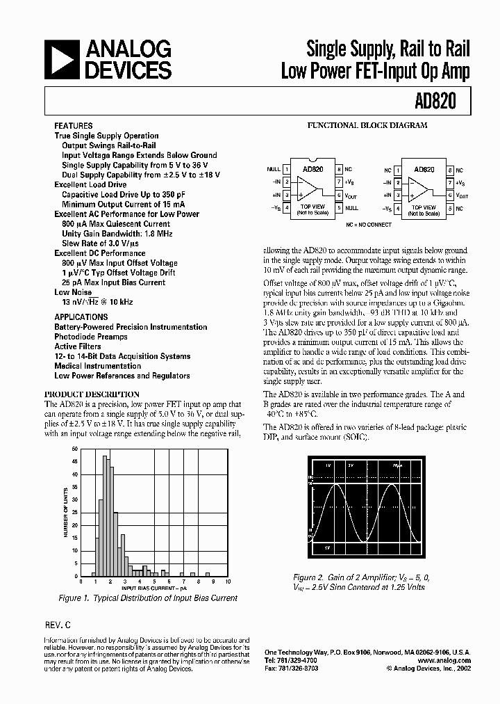 AD820_364119.PDF Datasheet