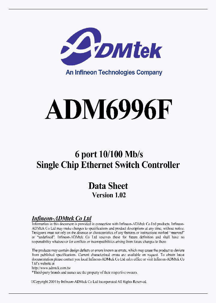 ADM6996F_181257.PDF Datasheet