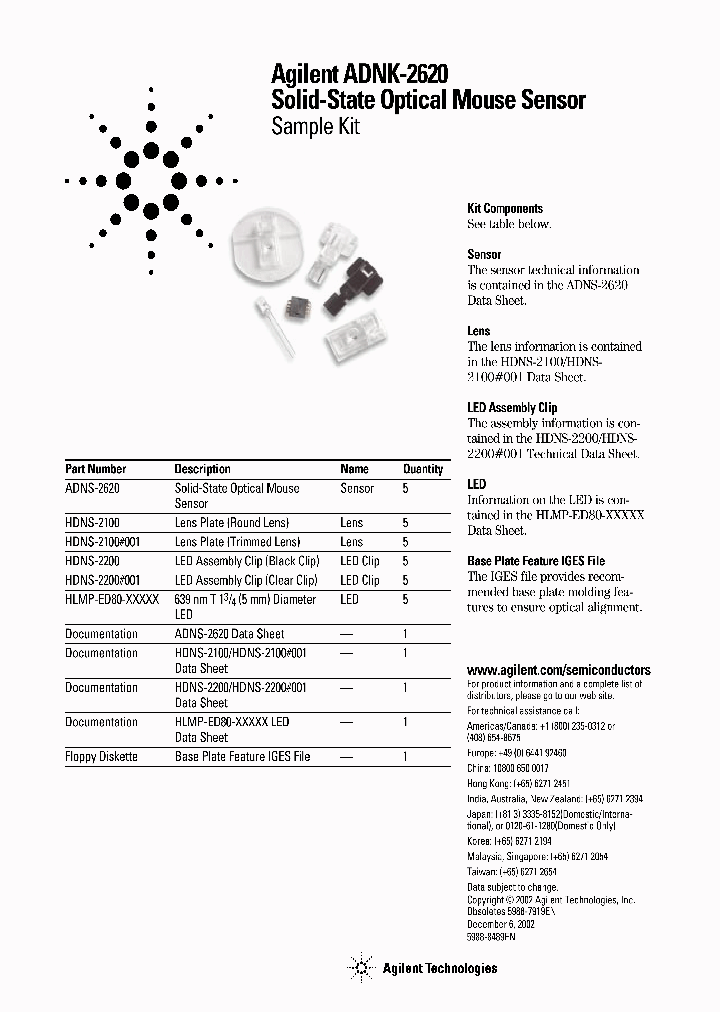 ADNS-2620_386130.PDF Datasheet