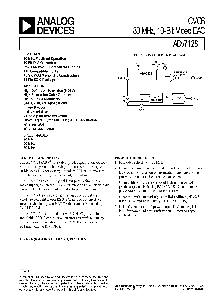 ADV7128KR30_345898.PDF Datasheet