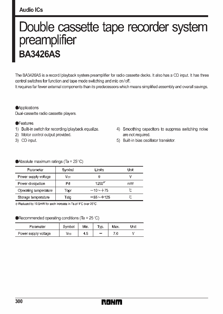 BA3426AS_381326.PDF Datasheet