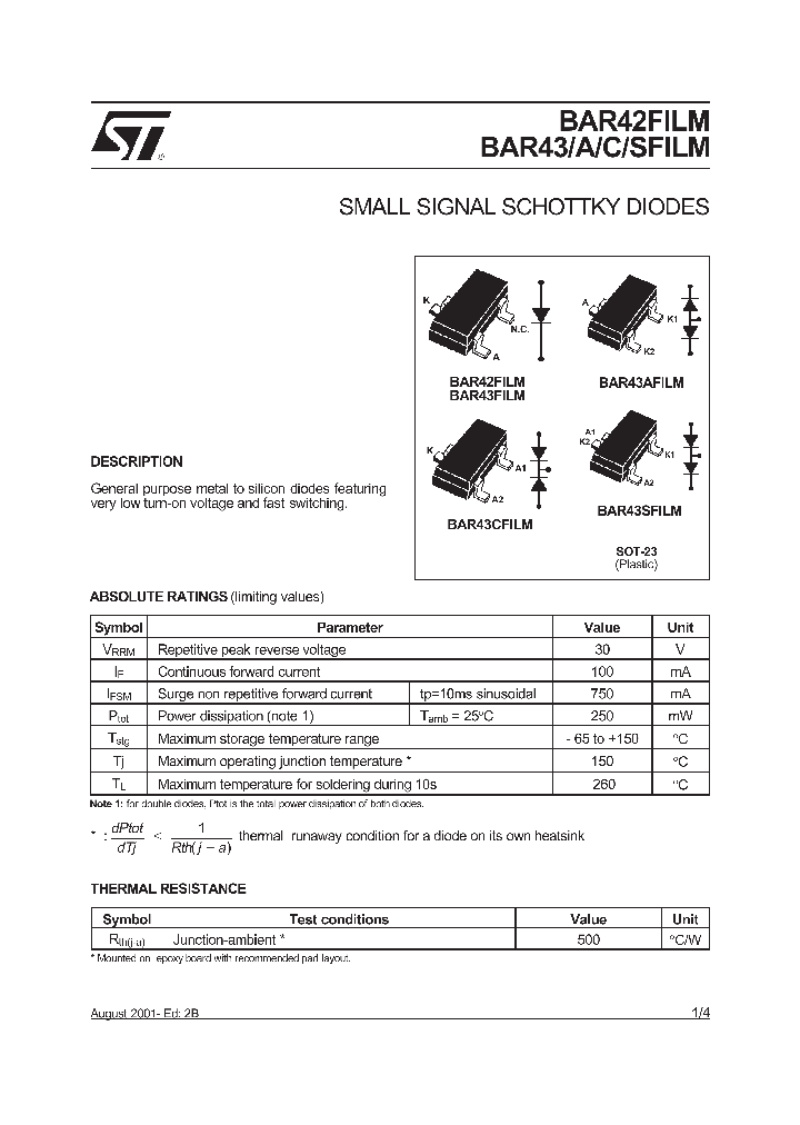 BAR43SFILM_139392.PDF Datasheet