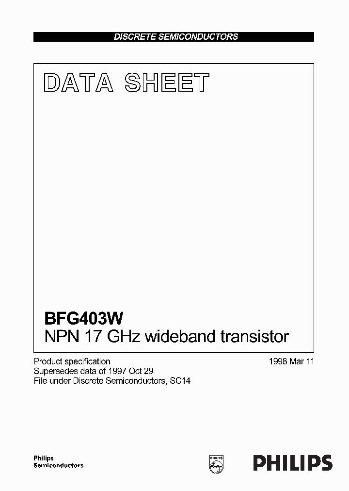 BFG403W_316323.PDF Datasheet