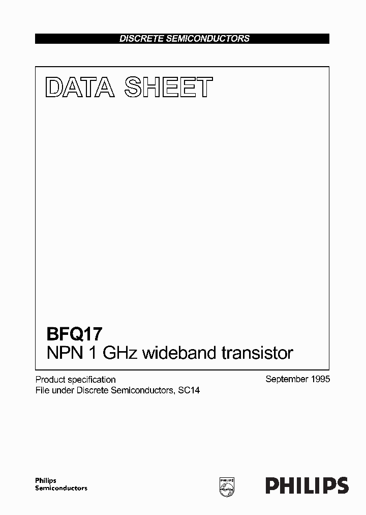 BFQ17_306690.PDF Datasheet