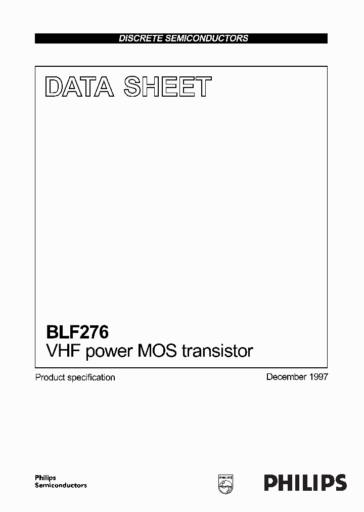 BLF276_361204.PDF Datasheet