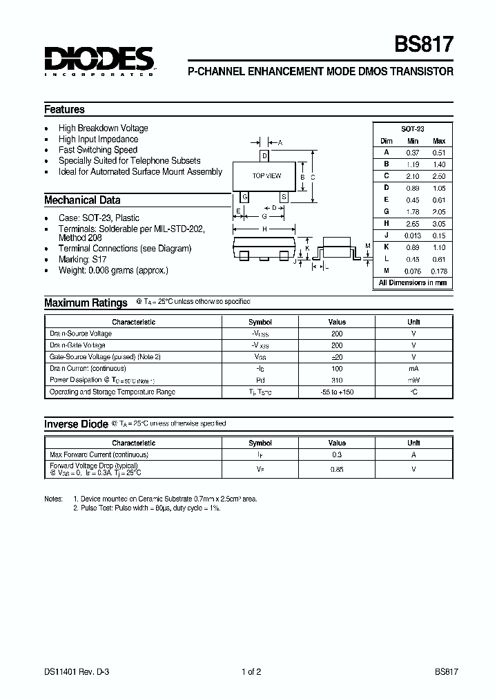 BS817_356637.PDF Datasheet