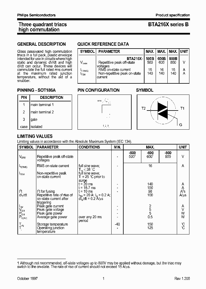 BTA216XSERIESB_310510.PDF Datasheet