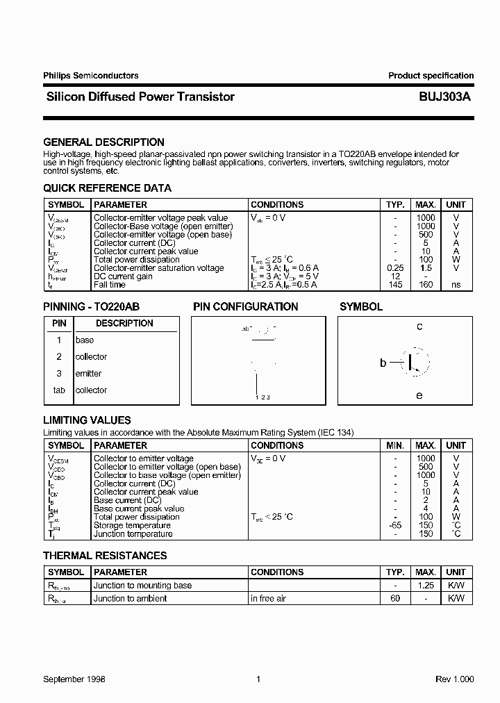 BUJ303A_340424.PDF Datasheet