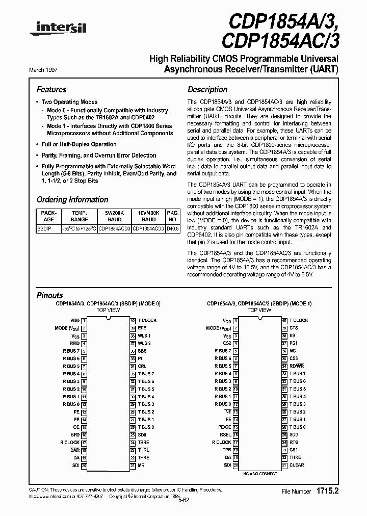 CDP1854AC3_328777.PDF Datasheet