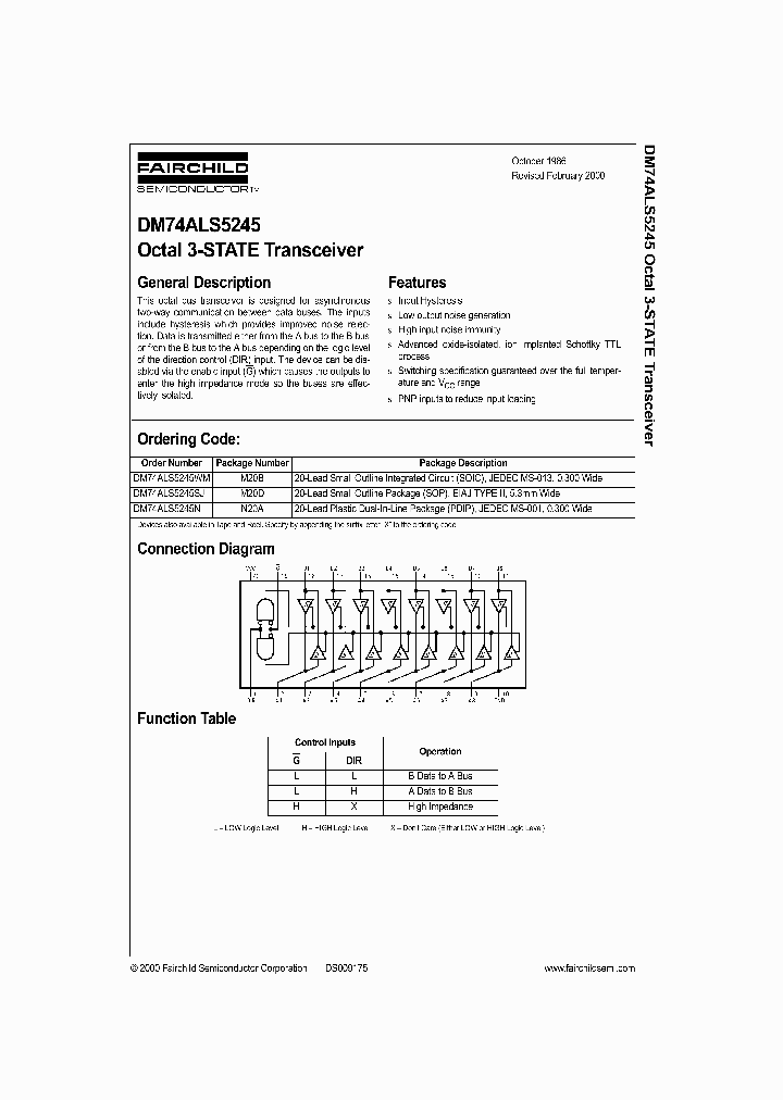 DM74ALS5245_358890.PDF Datasheet