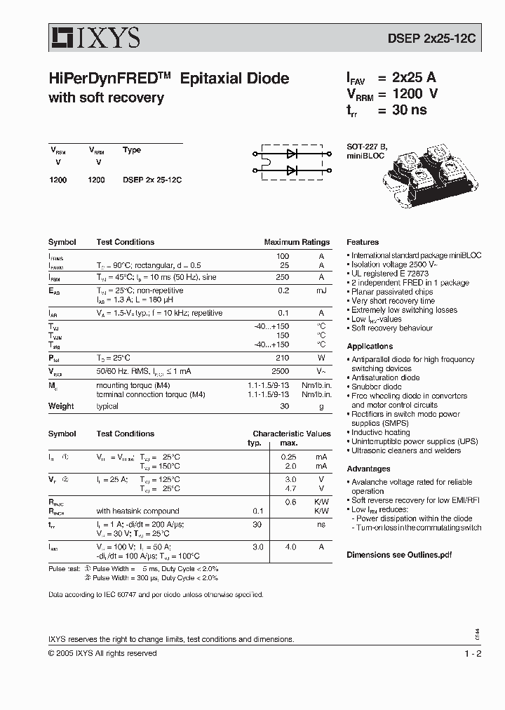 DSEP2X25-12C_372310.PDF Datasheet