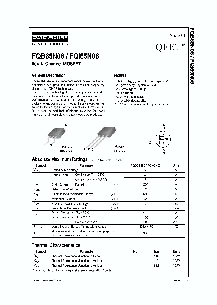 FQB65N06_354672.PDF Datasheet