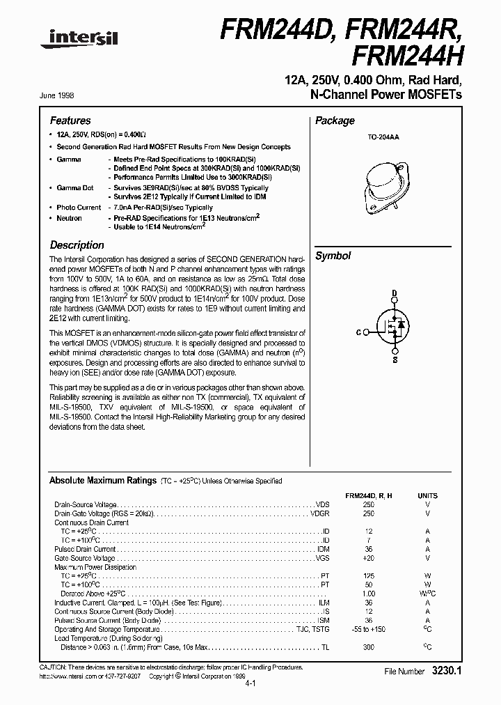 FRM244D_353805.PDF Datasheet