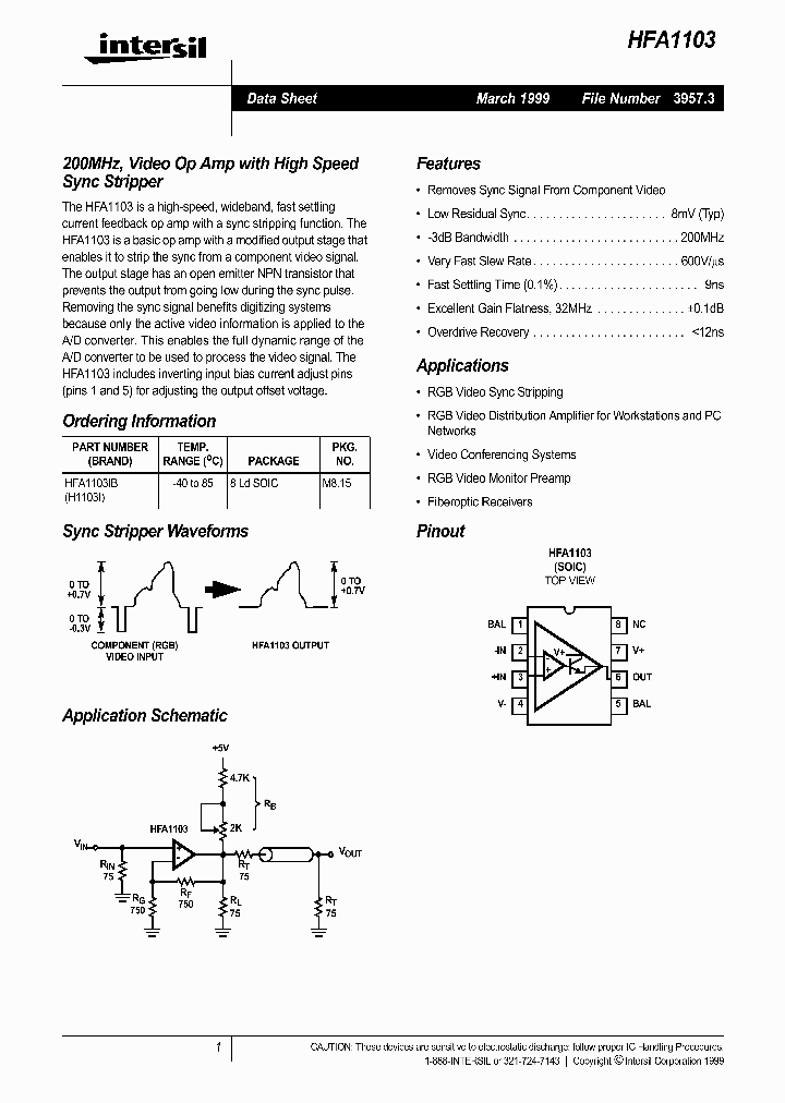 HFA1103_26185.PDF Datasheet