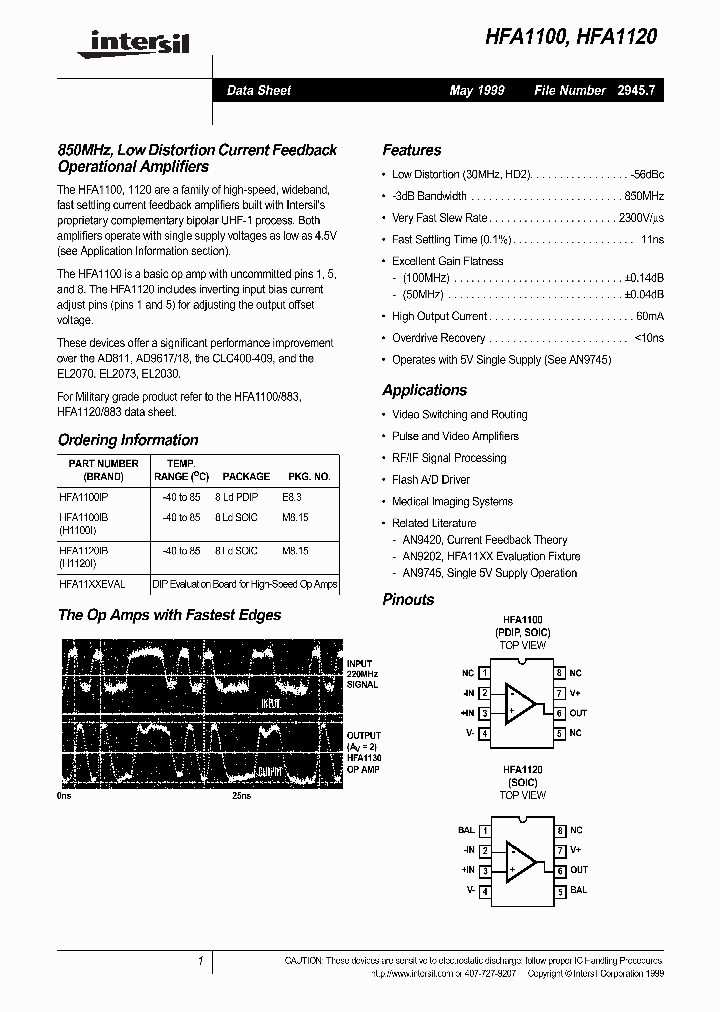 HFA1100_26177.PDF Datasheet