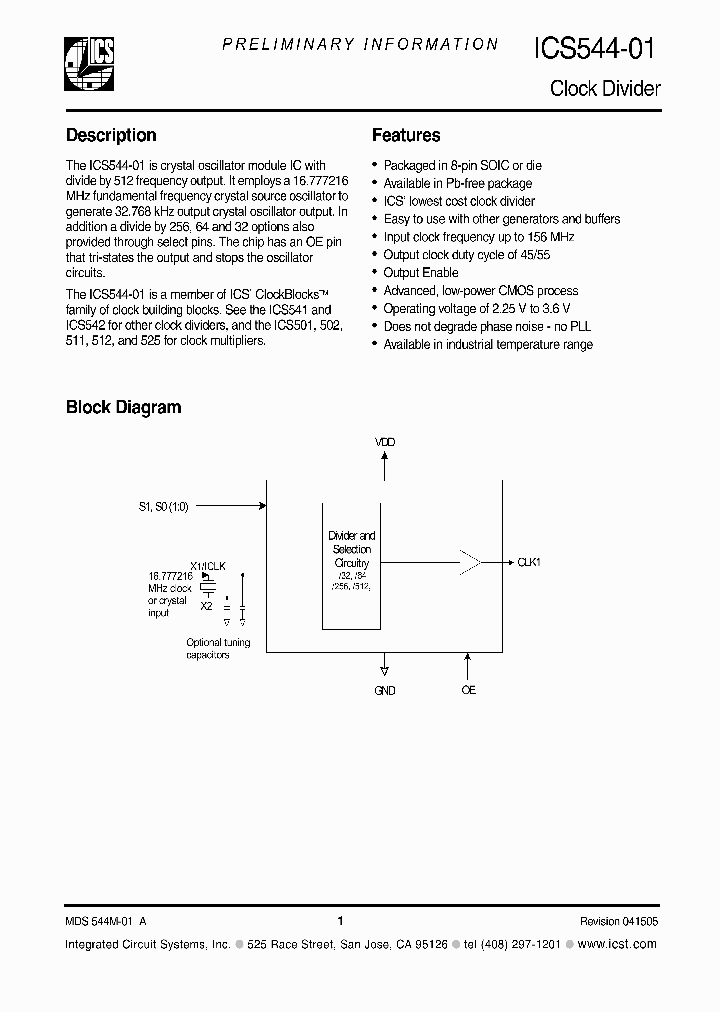 ICS554-01DPK_240078.PDF Datasheet