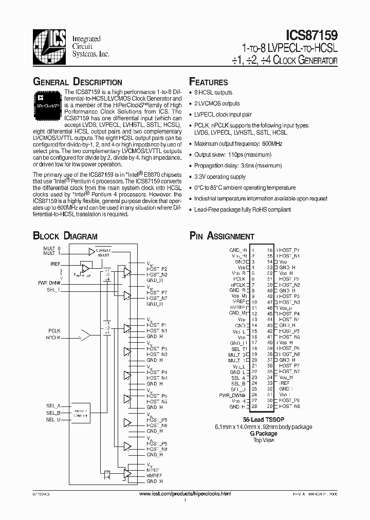 ICS87159_363951.PDF Datasheet