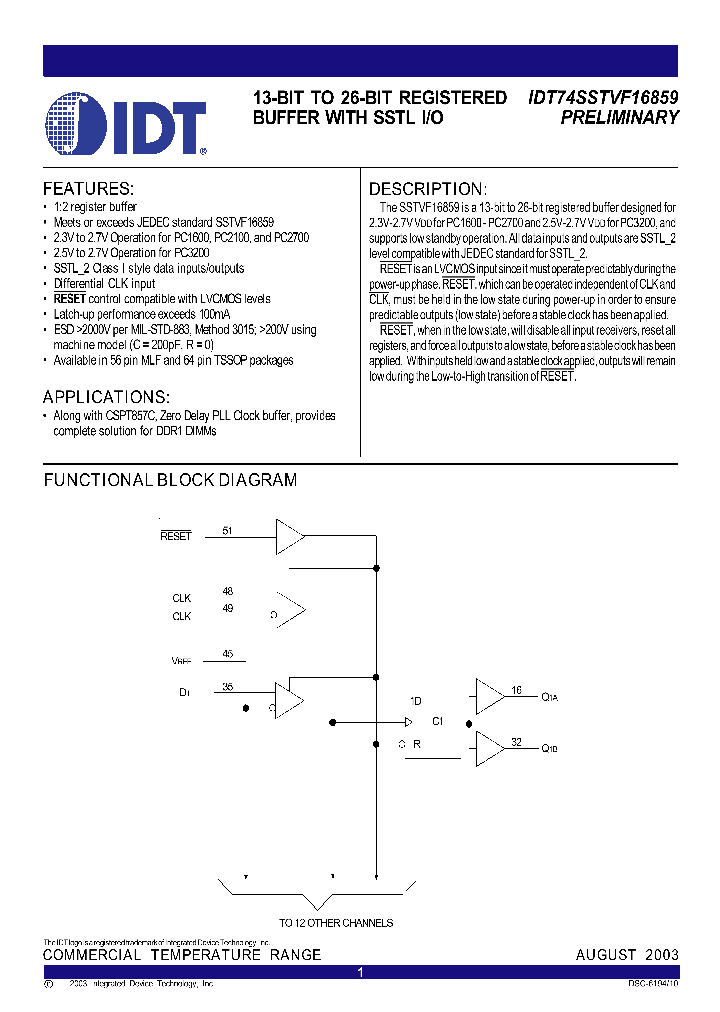 IDT74SSTVF16859_186409.PDF Datasheet