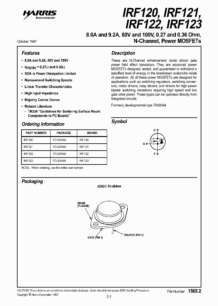 IRF120_359934.PDF Datasheet