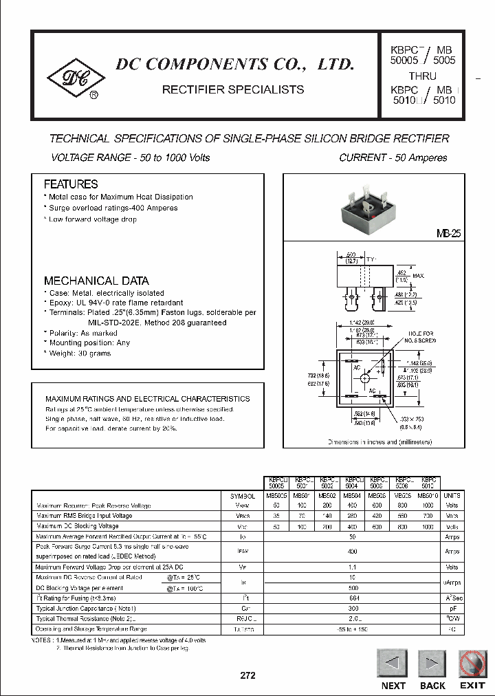 KBPC5008_349915.PDF Datasheet