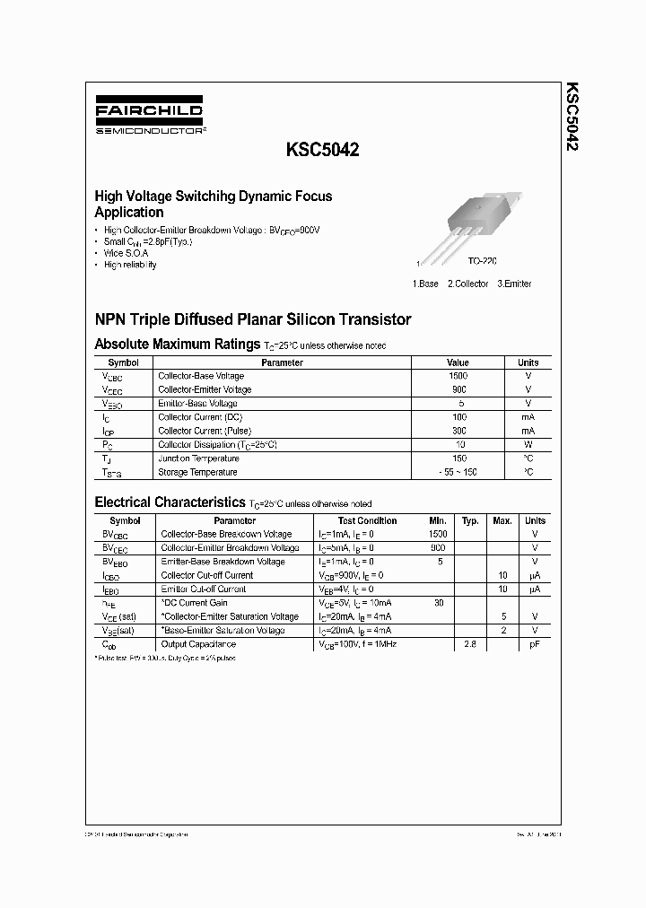 KSC5042_348315.PDF Datasheet