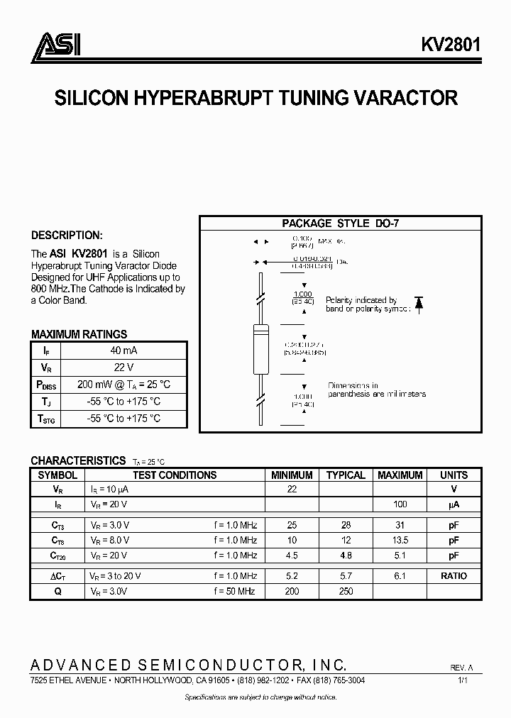 KV2801_320857.PDF Datasheet