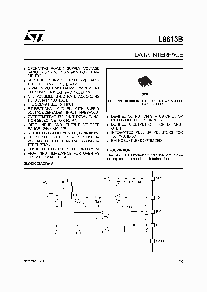 L9613B_323956.PDF Datasheet