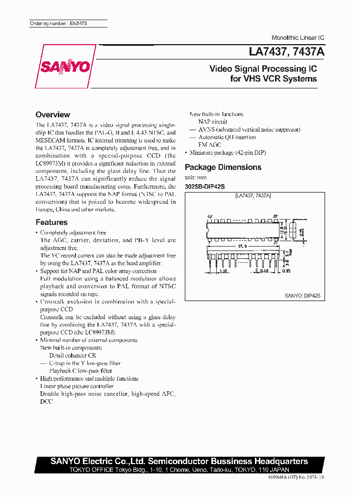 LA7437_342439.PDF Datasheet