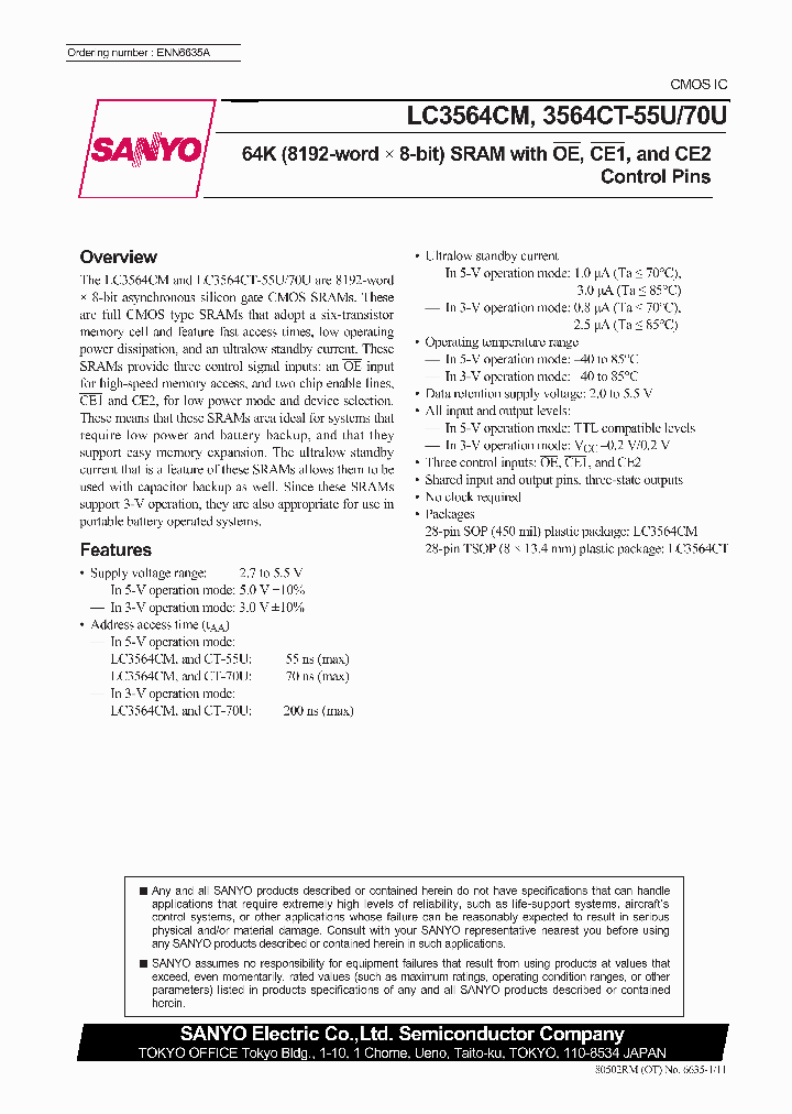 LC3564CT-55U_353001.PDF Datasheet