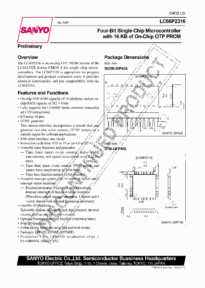 LC66P2316_323141.PDF Datasheet