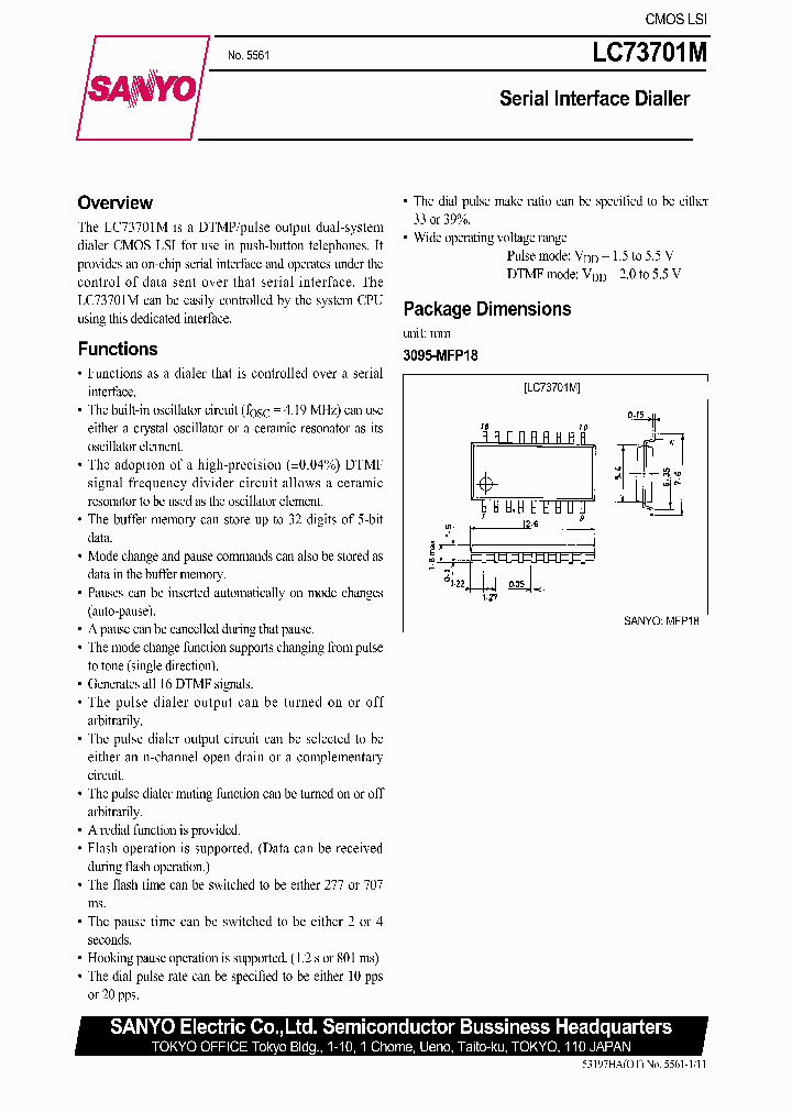 LC73701M_361780.PDF Datasheet