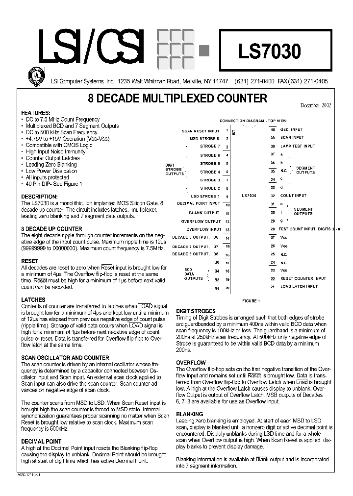 LS7030_311333.PDF Datasheet