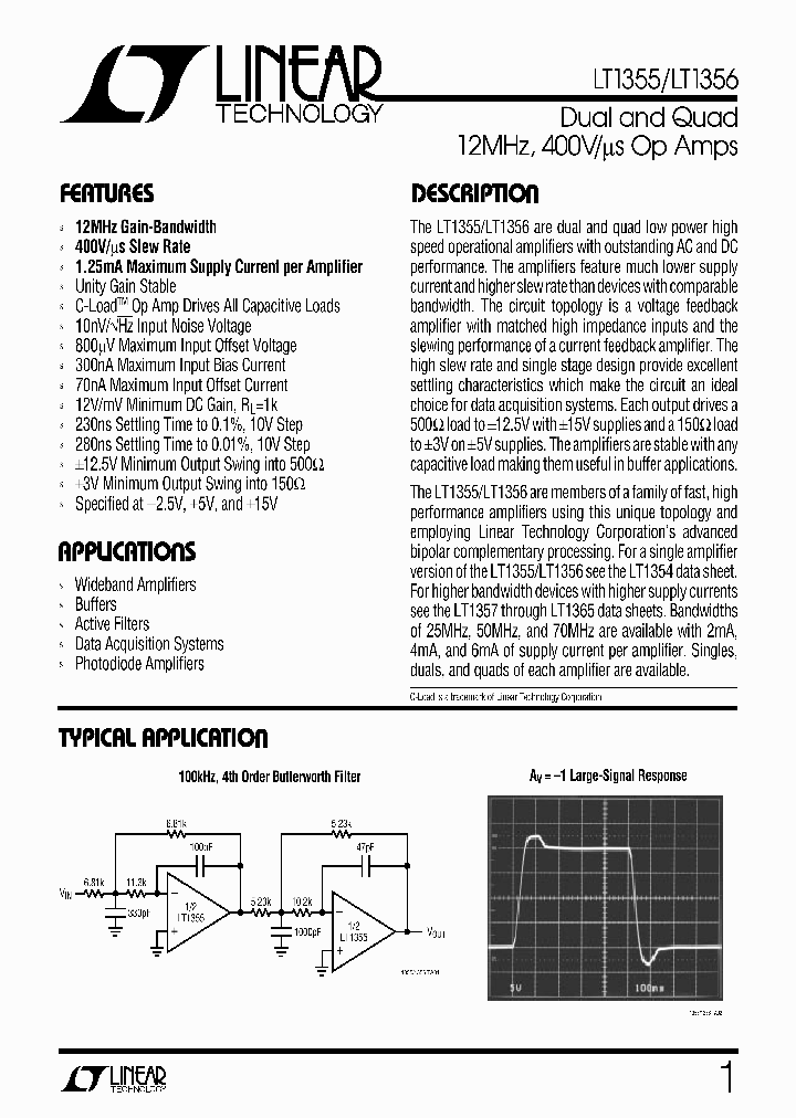 LT1356_297670.PDF Datasheet