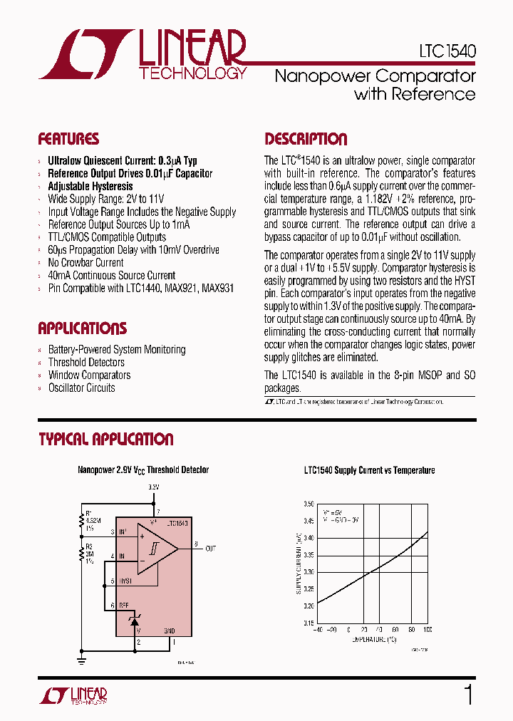 LTC1540_195209.PDF Datasheet