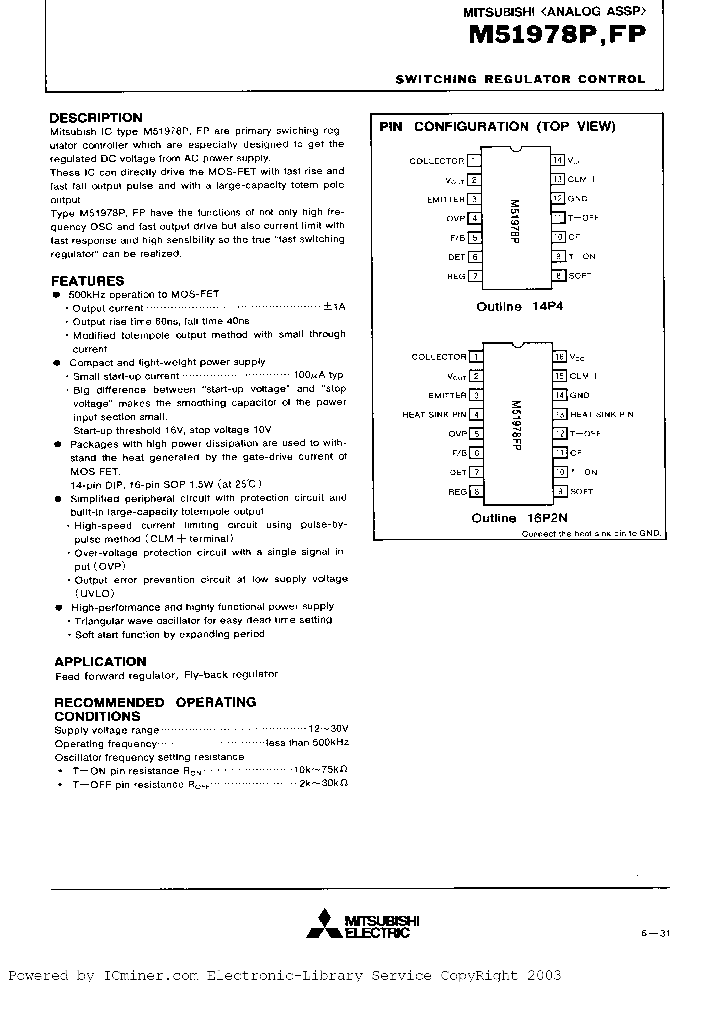 M51978P_198802.PDF Datasheet
