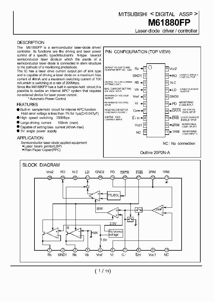 M61880FP_332394.PDF Datasheet