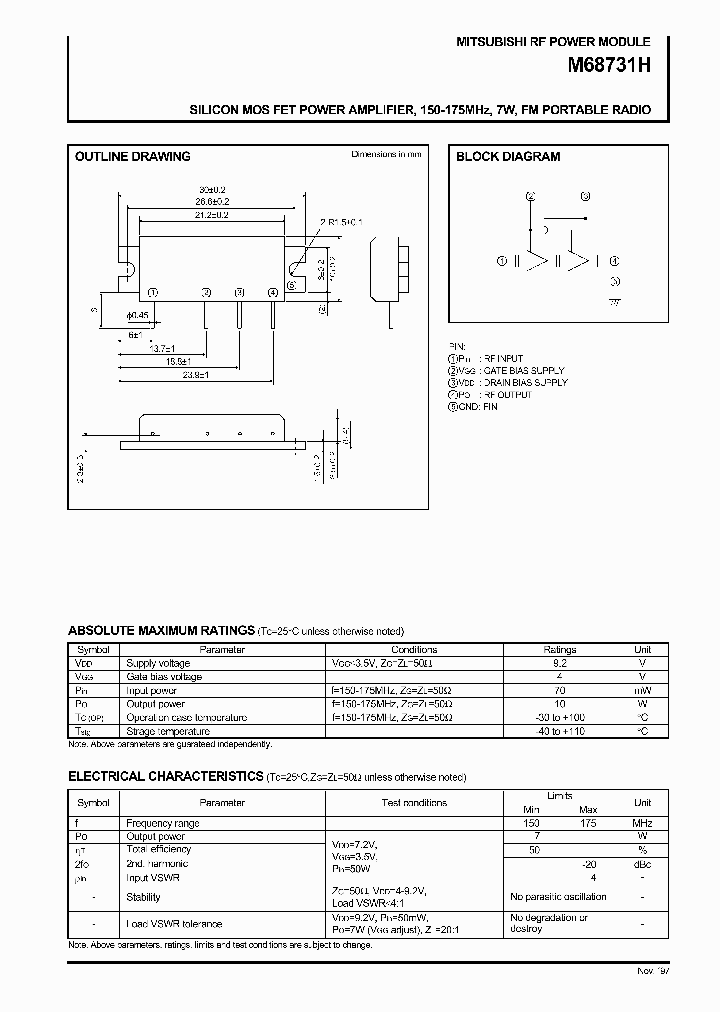 M68731H_202231.PDF Datasheet