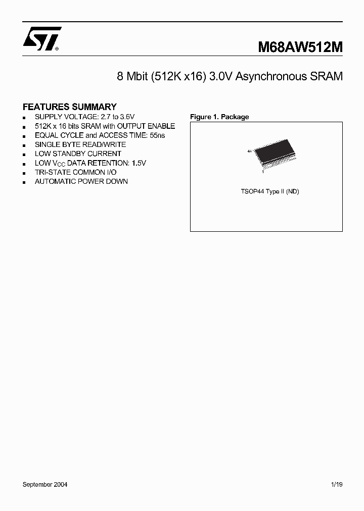 M68AW512ML_327000.PDF Datasheet