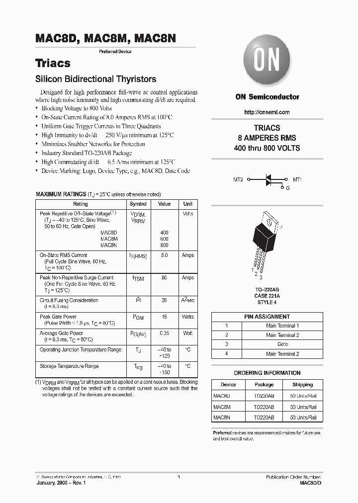 MAC8N_359540.PDF Datasheet